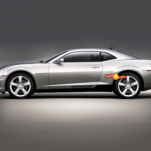 Decalcomania adesiva per rivestimento del pannello bilanciere inferiore per Chevrolet Camaro 2010-2015
