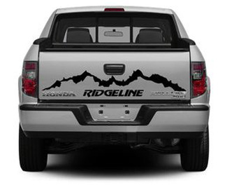 Logo dell'emblema della grafica dell'autoadesivo della decalcomania del corpo in vinile Honda Ridgeline posteriore
