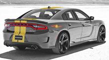 Kit di decalcomanie per adesivi con strisce da rally a nido d'ape stile Dodge Challenger SRT / HELLCAT dal 2015 in poi
 2