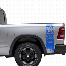 Kit Adesivi a Vinile Personalizzati a Strisce Laterali Posteriori Stile HEMI per Dodge Ram 1500-3500_2