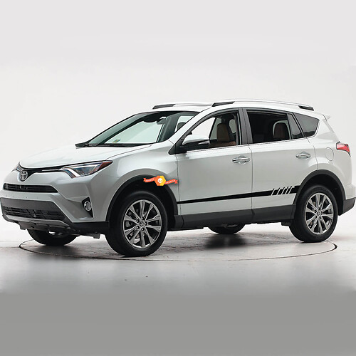 Kit di strisce laterali per adesivi grafici per decalcomanie per auto per Toyota RAV4
