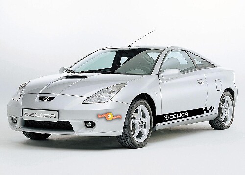 TOYOTA CELICA 2x strisce laterali decalcomanie carrozzeria grafica adesivo vinile qualità premium # 2
