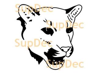 Tigre gatto selvatico Vinile Parete Finestra Bagno Adesivo Decalcomania #3
