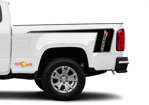 DODGE RAM 1500 2500 3500 2x Racing Stripes grafica vinile decalcomanie logo adesivo
