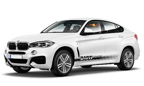 BMW Performance strisce adesivo decalcomania corpo in vinile logo BMW 1 3 5 7 serie x5 x6
