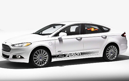 ford fusion 2X decalcomania laterale in vinile grafica da corsa adesivo di alta qualità
