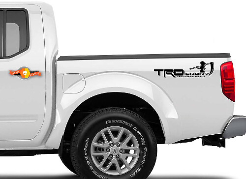 Coppia di Adesivi in Vinile per Cassone TRD Sport Truck per Toyota Tacoma Tundra