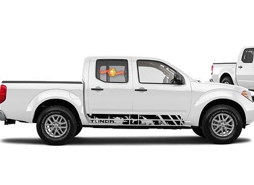 Decal Sticker Side Stripe Kit Per Toyota Tundra 2007 2009 2010 2014 2016 Offroad Bedskirts vinile in difficoltà

