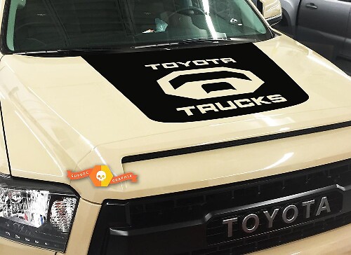 Adesivo in vinile per cofano oscurante con logo Toyota Tundra Trucks 2014-2018
