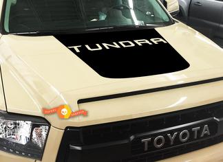Toyota Tundra Truck 2014-2018 Blackout Tundra Scritta Vinyl Hood Decal

