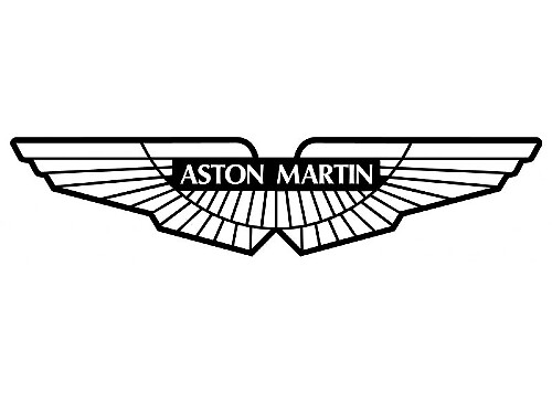 Adesivo Universale in Vinile con Logo Aston Martin