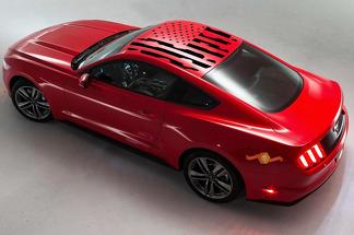 Ford 2010-2020 Mustang Distressed Flag Adesivo pannello tetto Scegli colore
