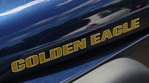 Kit Adesivi in Vinile con Lettere Golden Eagle per Cofano Jeep Wrangler
