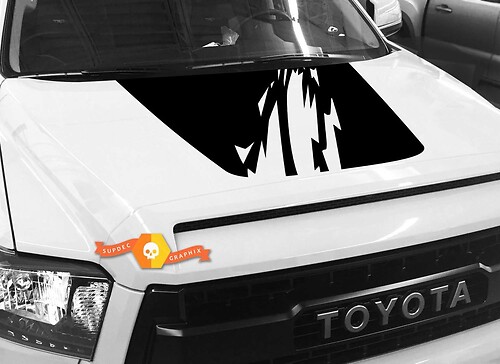 Decalcomania grafica per cofano per TOYOTA TUNDRA 2014 2015 2016 2017 2018 #1
