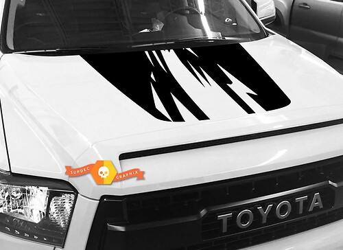 Decalcomania grafica per cofano per TOYOTA TUNDRA 2014 2015 2016 2017 2018 #2
