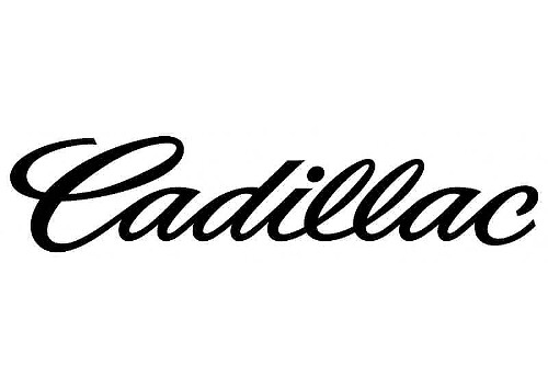Adesivo in vinile con scritta Cadillac