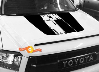 Decalcomania grafica Hood Flag Texas per TOYOTA TUNDRA 2014 2015 2016 2017 2018 # 2
