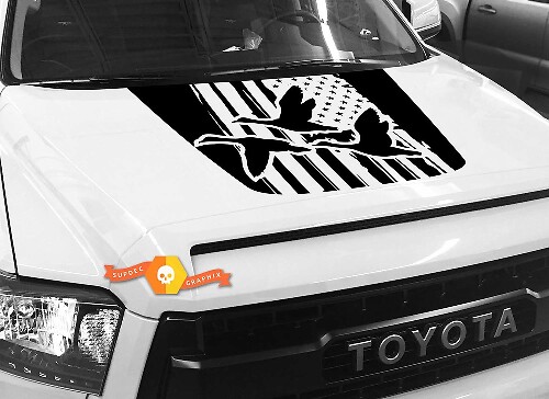 Adesivo Cofano con Bandiera USA Usurata per Toyota Tundra 2014-2018