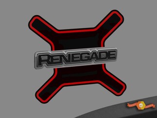 2015-2019 Jeep Rinegade Vinyl Side Decal Sticker Striscia grafica