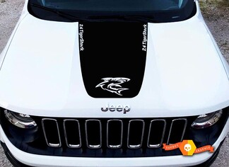 2014-2017 Jeep Cherokee 2.4 TigerShark Adesivo per decalcomania in vinile con grafica
