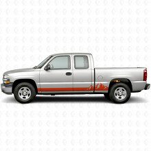 Strisce in Vinile Montagna per Porta & Modanatura Laterale per Chevrolet Silverado 1500 GMT800 1999-2007_4