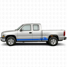 Strisce in Vinile Montagna per Porta & Modanatura Laterale per Chevrolet Silverado 1500 GMT800 1999-2007_5