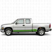 Strisce in Vinile Montagna per Porta & Modanatura Laterale per Chevrolet Silverado 1500 GMT800 1999-2007_6
