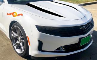 Pacchetto adesivi per cofano Chevrolet Camaro 2019 strisce ragno, grafica in vinile
