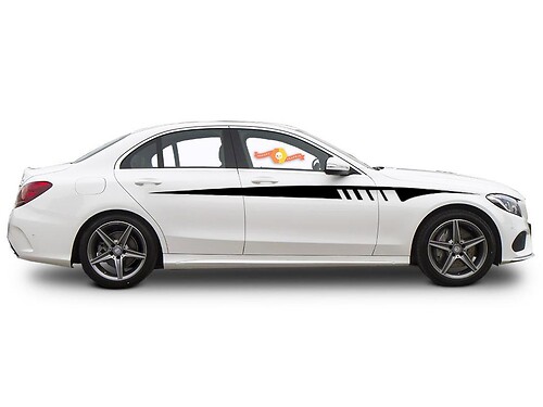 Adesivo Strisce Laterali in Vinile per Mercedes-Benz CLA-Class