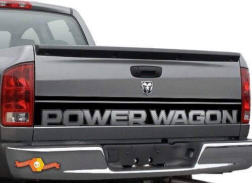 Adesivo in Vinile Striscia Decorativa Portellone Power Wagon per Dodge Ram 1500 2010-2018