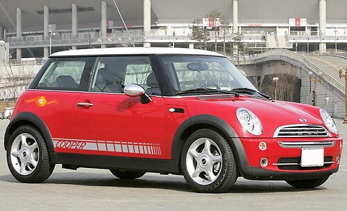 Mini Cooper S F56 2014-2018 grafica della striscia laterale Adesivo Decal stile 7
