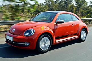 Volkswagen Beetle 2011-2018 decalcomanie grafiche a strisce a strisce rocker
