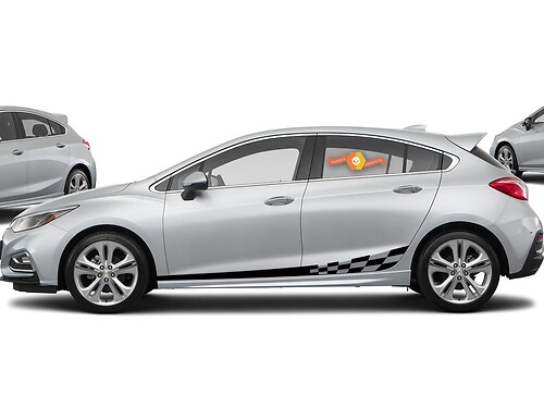 Chevrolet Chevy Cruze 2018 - Kit di adesivi grafici Racing Stripe Decal
