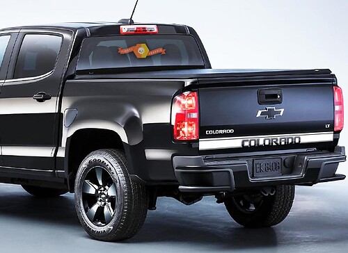 Chevy Chevrolet Colorado camion portellone accento vinile grafico adesivi decalcomanie striscia 2015-
