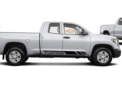 Decalcomania adesiva con striscia laterale grafica Toyota Tundra Double Cab 2016 - Modello 2
