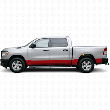 Kit di decalcomanie in vinile a striscia dritta per pannello laterale per Dodge Ram 1500_4