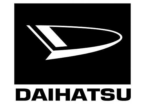 Adesivo Universale in Vinile con Logo Daihatsu