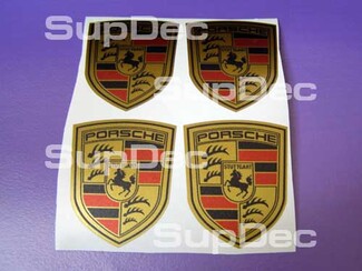 Decalcomanie Porsche GOLD 4