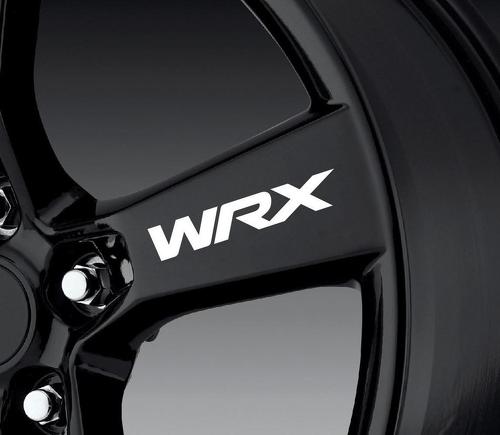 8 X WRX Ruote Decalcomanie Adesivi Grafica Vinile Emblema Logo