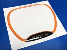 ANELLO DI RIVESTIMENTO DEL VOLANTE SRT sovralimentato Emblema Hellcat a cupola Adesivo Decal Dodge Challenger Charger
 2