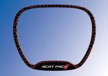 Anello di rivestimento del volante Scat Pack emblema a cupola Adesivo Decal Challenger Charger Dodge Scatpack
 2