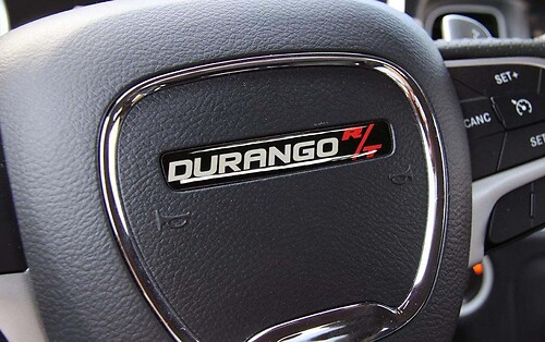 Volante Durango RT R/T emblema a cupola Adesivo Decal Challenger Charger Dodge
