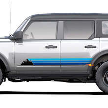 Adesione a strisce per bilanciere per bilanciere retrò Vintage Wave Heritage Fit Toyota 4Runner 2
 2