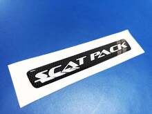 Volante Scat Pack Griglia texture emblema a cupola Adesivo Decal Challenger Charger Dodge Scatpack
 2