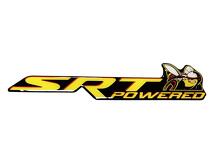 Adesivo a Rilievo SRT Alimentato per Dodge Challenger & Charger_2