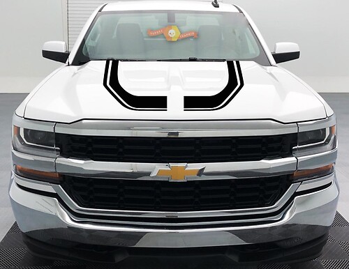 2016 - 2018 Rally Edition Stile Z71 Chevrolet Silverado GRAFICA COFANO
