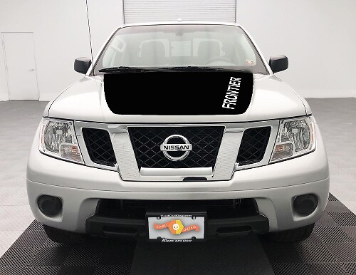 NISSAN Frontier HOOD Wrap per 2005-2018 GRAPHIC BLACKOUT
