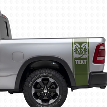 Set di Adesivi in Vinile a Striscia Laterale Stile Hemi Personalizzato per Dodge Ram 1500 2500_3