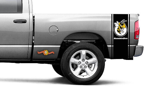 Adesivo in Vinile a Striscia Laterale Stile Rumble Bee per Dodge Ram