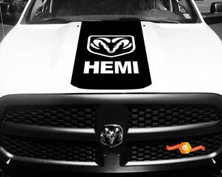 1500 2500 3500 Decalcomanie da corsa in vinile per camion Stripe Hemi Ram Dodge Hood Stickers # 76
